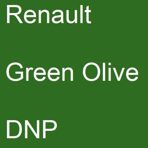 Renault, Green Olive, DNP.